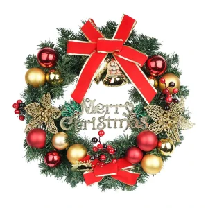 Christmas Wreath Christmas Decorations Window Hangers Ornaments Christmas Gifts Event Decorations on Sale