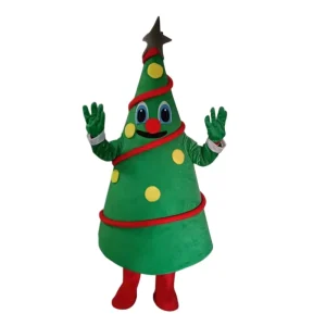 Christmas Xmas Tree Mascot Costume Cosplay Party Game Dress Outfit Adult