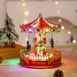 Christmas carousel ornaments music boxes Christmas decorations Christmas gifts