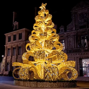Christmas-themed Decorative Lights Outdoor Decoration Illuminate LED Festive Street Supermarket Customized Supplier