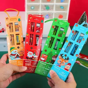 Christmas themed Gift Set Childrens Stationery School Supplies Perfect for Party Favors Boys Girls Kindergarten China Gift