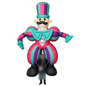 Circus Carnival Parade Inflatable Costume Event Decorations Durable with Built In Fan