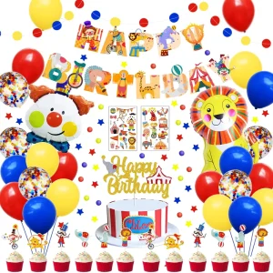 Circus Carnival Theme Birthday Party Decoration Baby Shower Decoration Kids Birthday Decoration Circus Party Supplies