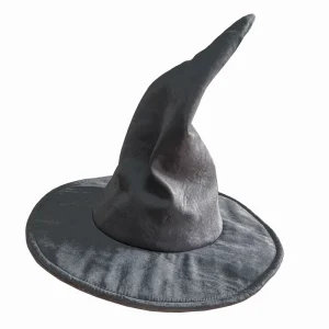 Classic Pointed Wizard Hat Soft Suede Lightweight Fantasy Costume Accessory for Halloween Cosplay Stage Performance Men Women