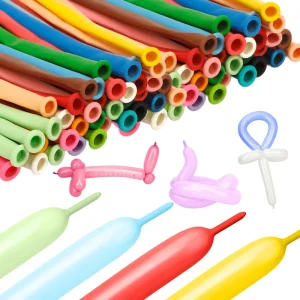 Clear 100PC Transparent Long Balloons for Party Latex Balloon Garland Twisting Animals Modeling Magic Decorations 260 Balloons