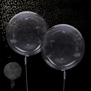 Clear BoBo Balloons Transparent Bubble Light up Led Balloons Christmas Birthday Balloons Party Wedding Decorations