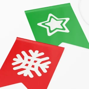 Colored Polyester Rectangle Decorative Flags Diwali Easter Customization Available Shipped