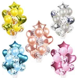 Colorful Balloon Set Cloud Design Balloon Arch Birthday Party Decoration Latex Balloon Set