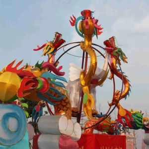 Colorful Chinese Animal Lanterns for Festive Occasions Halloween Christmas Easter for Weddings & Celebrations