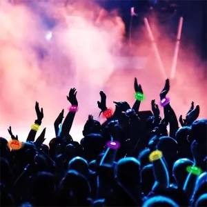 Colorful Flashing LED Light Bracelet for Party Favor New Year Christmas and Celebrations
