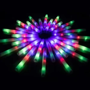 Colorful Flashing Light up Toys Party Favor Glow in the Dark Foam LED Glow Sticks for Graduation Party