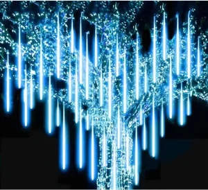 Colorful IP65 Plastic Waterproof Festival Tree LED Drop Snowfall Light Outdoor Garden Christmas Decoration