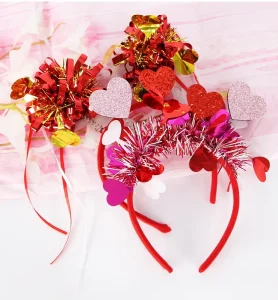 Colorful Plastic Reusable High Quality Wedding Party Valentine’s Day Headband for Party Decor