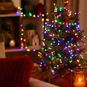 Colorful RGB LED String Lights USB Battery Powered Color Changing Outdoor Decorative Lights