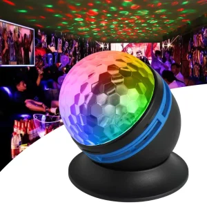 Colorful Rotating Magic Ball LED Light Home KTV Atmosphere Festival Decoration Bar Disco Stage IP20 Rating 5V Input CRI90