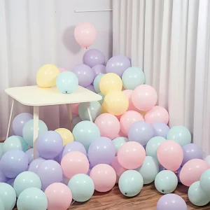 Colorful Round Latex Circular Decoration Pastel Party Happy Birthday Color Party Supplies Balloons
