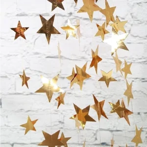 Colorful Star String Garland Kindergarten Pendant Decoration Children’s Birthday Party