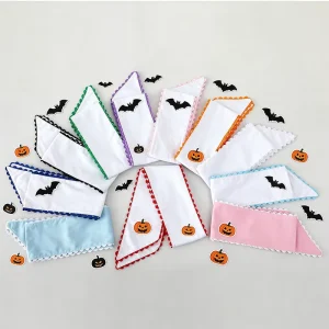 Colorful Stock Halloween Blank Sublimation Ribbon DIY Bow for Pumpkin Treat Baskets Sash