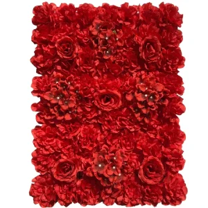 Colorful Wedding Decoration Flower Artificial Plant Wall Panels Boxwood Hedge Fence Wall Grass Green Plant Wall with Flower