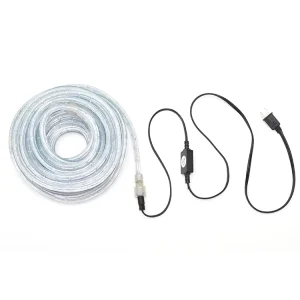 Commercial Grade 100M RGB LED Rope Light DMX 220V 110V Waterproof Outdoor Christmas Festival Decoration