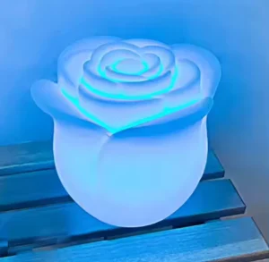 Commercial Grade Garden Restaurant Solar Power Table Lamp 16RGB Outdoor Festival Decoration Rose Decoration Light