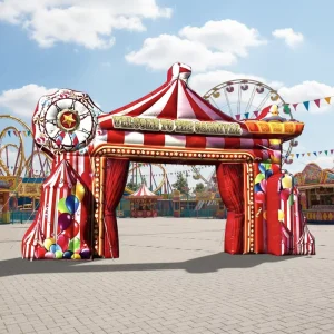 Commercial Grade Inflatable Carnival Arch Giant Circus Entrance Archway for Outdoor Events Advertising Festival Decoration