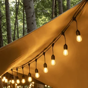 Commercial IP65 Copper LED String Lights Waterproof Garden Patio Festoon for Outdoor Parties Christmas Waterproof IP65 Chain