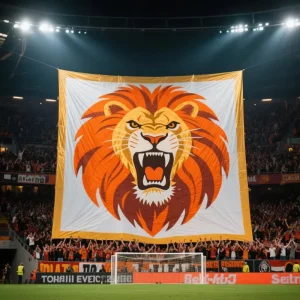 Competition Banner Giant Flag Stadium Event Cheer Crowd Banner Super Wide Soccer Football Fans Tifo Banner with Custom Printing