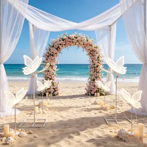 Complete Wedding Decorations Kit With All Pieces Saving Time On Shopping For Arch Aisle And Table Decor