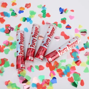 Confetti Cannon Popper for Festive Decorations New Year Christmas Halloween Graduation Ramadan Diwali Foil Paper