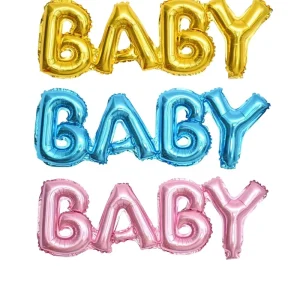 Conjoined Uppercase and Lowercase English Spanish Boy Girl Baby Christmas Halloween Foil Balloon Happy Birthday Party Decoration