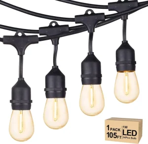 Connectable Festoon Lights String for Large Event Hall Wedding Party Decoration