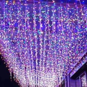 Connectable Outdoor Garden Lights Landscape Warm White IP44 Yard Patio Holiday Fairy Decorative LED Icicle Lights