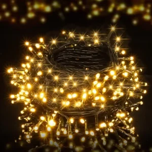 Connectable Outdoor IP44 Christmas Lights Landscape Warm White Yard Patio Holiday Fairy Decorative LED String Lights