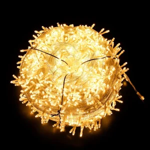 Connectable Outdoor IP44 Multicolor Garden Christmas Lights Warm White Yard Patio Holiday Decorative LED String Lights