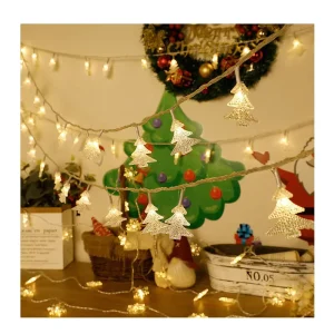 Copper Warm White LED Festival String Lights for Christmas Tree Indoor Holiday Decoration