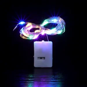 Copper Wire String Lights Mini LED Fairy Lights Battery Christmas Warm White Decorative RGB Color Changing Solar Outdoor