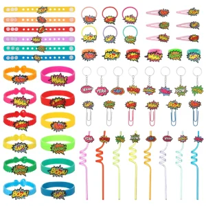 Creative Personalized Rubber Party Gifts Waterproof Anime Style Birthday Party Decoration Items with Custom Logo