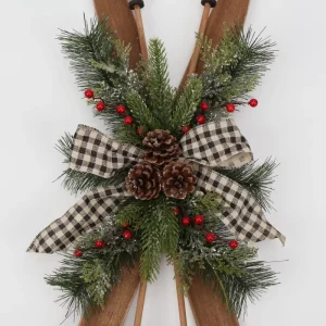 Creative Winter Sled Decor Holiday Door Hanging Decorations for Christmas