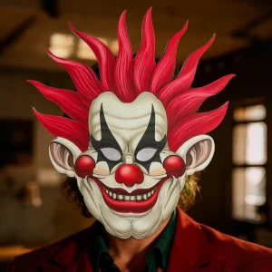 Cross Border China Carnival EVA Clown Mask Costume Holiday Cosplay Performance Props Accessories One Size