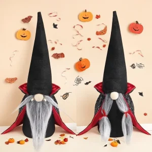 Cross Border Halloween Ghost Festival Qixi Festival Vampire Doll Black Faceless Old Man Gnome Faceless Doll Pendulum