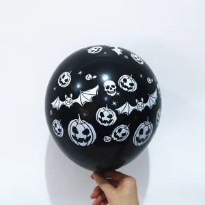 Cross Border Halloween Pumpkin Bat Ghost Full Print Festival Decoration Bar Party KTV Layout Holiday Balloon