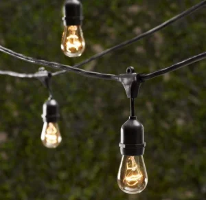 Cross border G40 LED Outdoor IP65 Waterproof Warm White String Lights 220V Indoor Outdoor Garden Festival Holiday