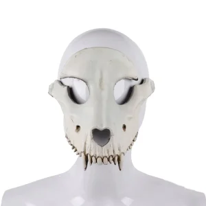 Cross border Horrible Decoration Halloween Cosplay Masquerade Party Props Bone Skull Mask PU Foam 20x22cm
