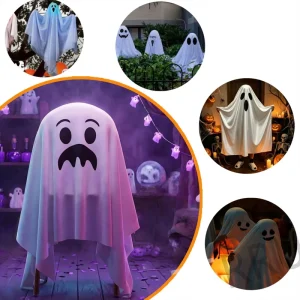 Cross-border Square Halloween Party Chair Cover Ghost Costume Masquerade Decoration Festive Atmosphere Stool
