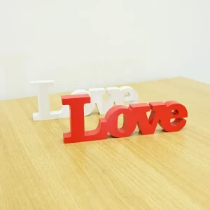 Cross border Valentine’s Day Letter Shaped Table Decoration Romantic Wedding Heart Shaped Home Decor Ornament for Birthday Party