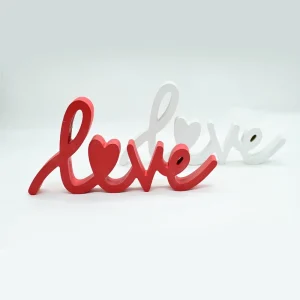 Cross border Valentine’s Day Letter Shaped Table Decoration Romantic Wedding Heart Shaped Home Decor Ornament for Birthday Party