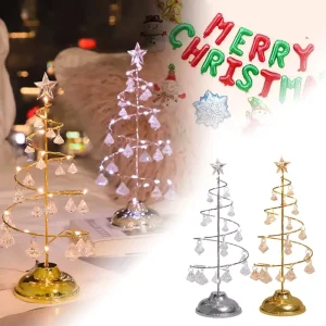 Crystal Christmas Tree LED Night Light, Table Decor