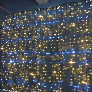 Curtain String Light Rubber Cable IP 67 Christmas Led Xmas Wedding Party Decorations Garland Christmas Lighting