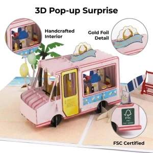Custom 3D Holiday Style Card Birthday Pop Up Greeting Card